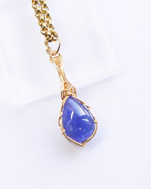 タンザナイト ペンダント 14kgf* | 3枚目