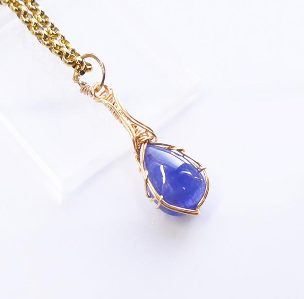 タンザナイト ペンダント 14kgf* | 4枚目