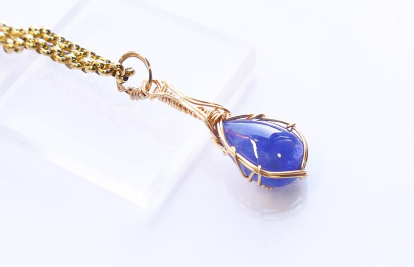 タンザナイト ペンダント 14kgf* | 5枚目