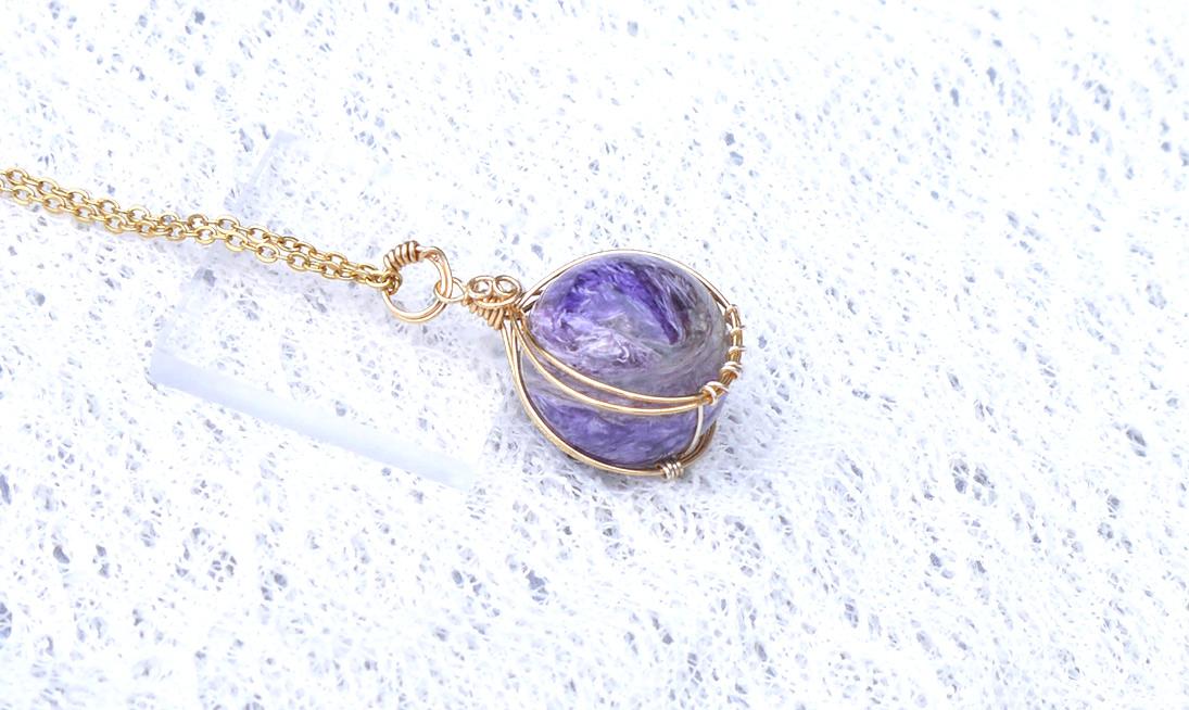 チャロアイト ペンダント | 4枚目