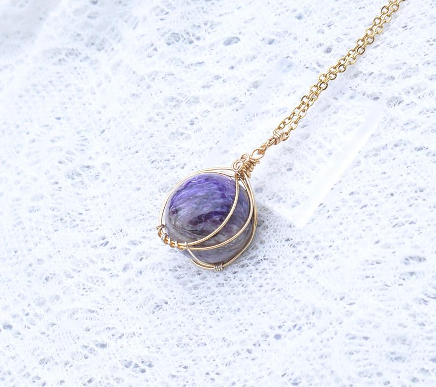 チャロアイト ペンダント | 8枚目